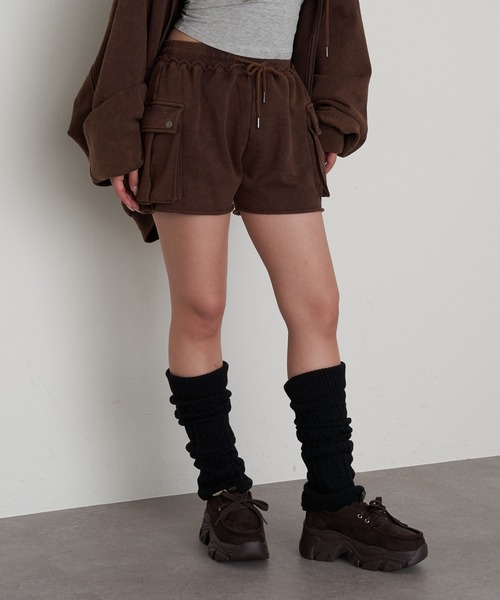 RAY CASSIN（レイカズン）の「ピグメントカーゴショートパンツ（その他パンツ・レディース・ブラック/ベージュ/ブラウン・FREE）」の13枚目の写真