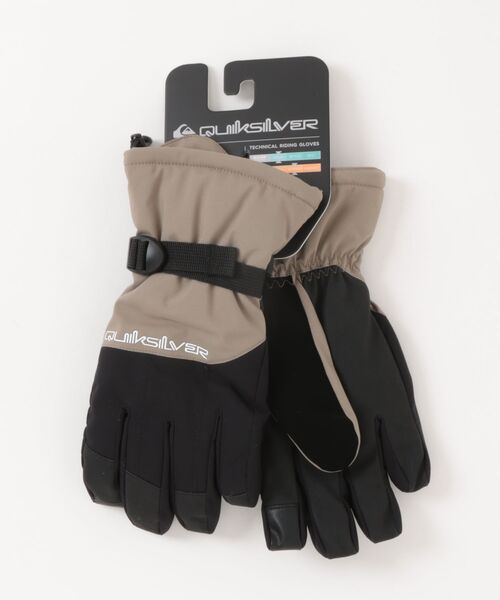スノーボードウェア ブラウンチェック 手袋付き セール】MISSION GLOVE/クイックシルバースキースノーボードウェア