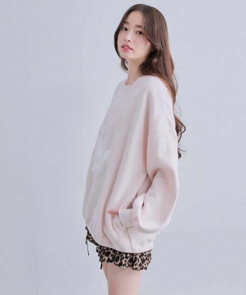 OLIVE des OLIVE（オリーブデオリーブ）の「スウェット（スウェット・レディース・オフホワイト/サックスブルー/ピンク/トップグレー/ホワイト/ブルー系その他・FREE）」の19枚目の写真