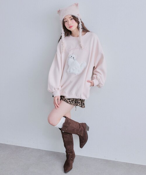 OLIVE des OLIVE（オリーブデオリーブ）の「スウェット（スウェット・レディース・オフホワイト/サックスブルー/ピンク/トップグレー/ホワイト/ブルー系その他・FREE）」の20枚目の写真