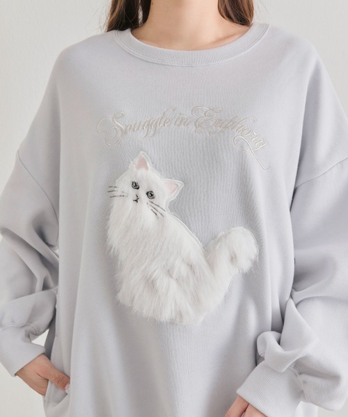 OLIVE des OLIVE（オリーブデオリーブ）の「スウェット（スウェット・レディース・オフホワイト/サックスブルー/ピンク/トップグレー/ホワイト/ブルー系その他・FREE）」の14枚目の写真