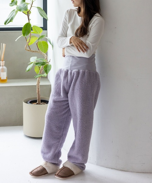 セール】腹巻付きルームパンツ 暖パン（ルームウェア/パジャマ