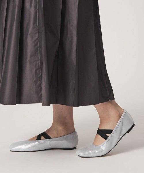 WEB限定】クロスベルトバレエ フラット10□↑（バレエシューズ