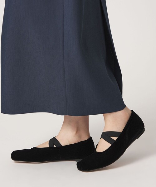 ODETTE E ODILE（オデットエオディール）の「【WEB限定】クロスベルトバレエ フラット10■↑（バレエシューズ・レディース・シルバー/ブラック・22cm/22.5cm/23cm/23.5cm/24cm/24.5cm/25cm）」の17枚目の写真