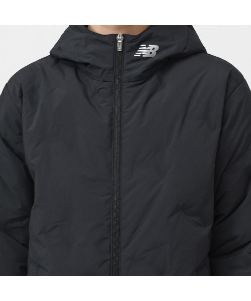 NEW BALANCE（ニューバランス）の「ニューバランス New Balance LIGHT DOWN FULL ZIP HOODIE（ダウンジャケット/コート・レディース・ブラウン/ホワイト/ブラック・M/L/XL）」の8枚目の写真