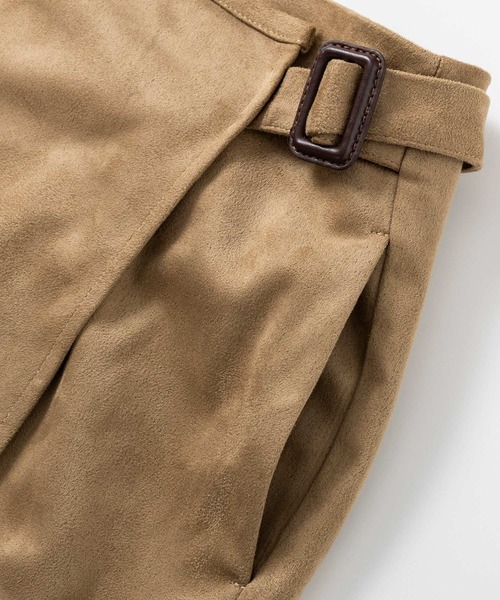 AJUGA.（アジュガ）の「スエードラップタイトスカート（スカート・レディース・ベージュ/ブラウン・S/M）」の7枚目の写真