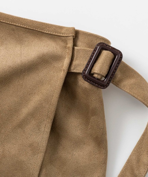 AJUGA.（アジュガ）の「スエードラップタイトスカート（スカート・レディース・ベージュ/ブラウン・S/M）」の8枚目の写真