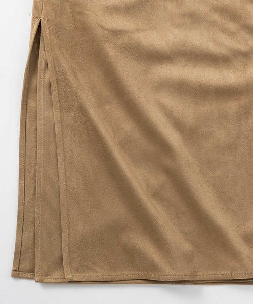 AJUGA.（アジュガ）の「スエードラップタイトスカート（スカート・レディース・ベージュ/ブラウン・S/M）」の9枚目の写真