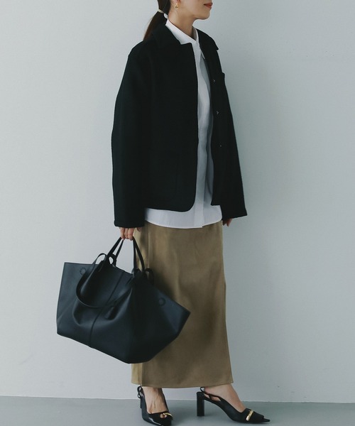 AJUGA.（アジュガ）の「スエードラップタイトスカート（スカート・レディース・ベージュ/ブラウン・S/M）」の11枚目の写真