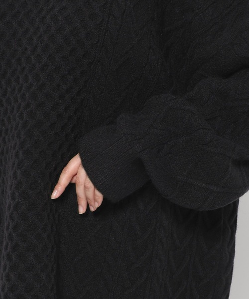 LOWRYS FARM（ローリーズファーム）の「ケーブルBIGチュニック