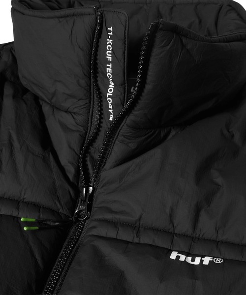 HUF(ハフ)の「89 TYVEK PUFFER(ブルゾン・メンズ・ブラック・L/XL/S/M/XXL)」の8枚目の写真