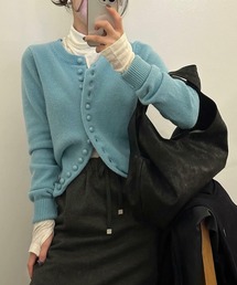 クルミボタンニットカーディガン