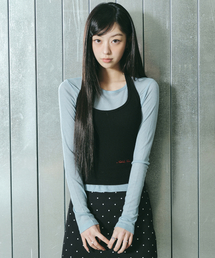 [ESSENTIAL] WOOL TENCEL TEE_SKY BLUE