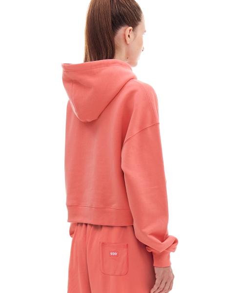 ARCHIVE BOLD(アーカイブボールド)の「939 LOGO CROP HOOD (SALMON)(パーカー・レディース・その他・FREE)」の3枚目の写真