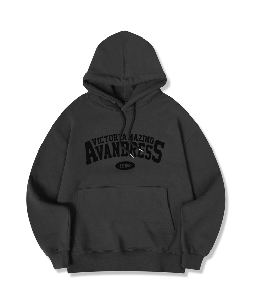 AVANDRESS(アバンドレス )の「Hero Overfit Hoody BLACK x PINK(パーカー・レディース・ブラック・SMALL)」の2枚目の写真