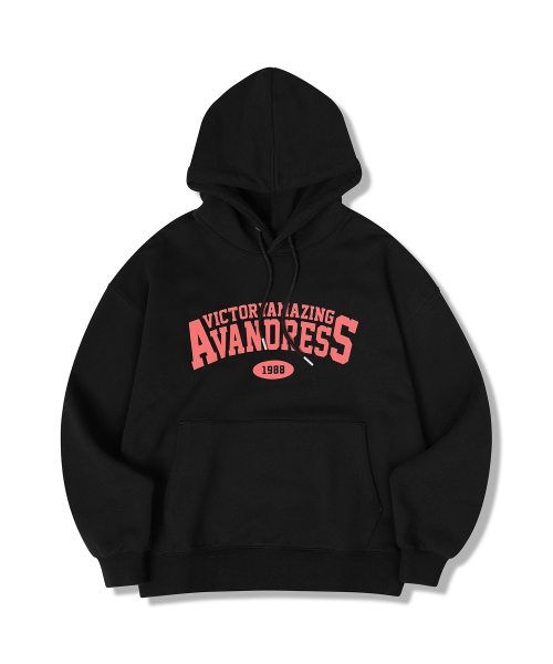 AVANDRESS(アバンドレス )の「Hero Overfit Hoody BLACK x PINK(パーカー・レディース・ブラック・SMALL)」の3枚目の写真