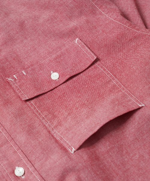 FRIZMWORKS(フリズムワークス)の「CIGARETTE POCKET CHAMBRAY SHIRT _ RED(シャツ/ブラウス・メンズ・その他・SMALL/MEDIUM/LARGE/X-LARGE)」の5枚目の写真