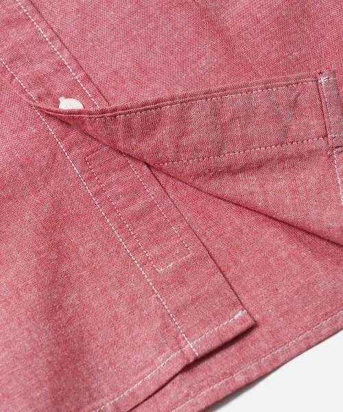 FRIZMWORKS(フリズムワークス)の「CIGARETTE POCKET CHAMBRAY SHIRT _ RED(シャツ/ブラウス・メンズ・その他・SMALL/MEDIUM/LARGE/X-LARGE)」の6枚目の写真