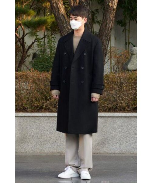 MUSINSA STANDARD(ムシンサスタンダード)の「ミニマルクルーネックニット【ベージュ】(ニット/セーター・メンズ・その他・SMALL/MEDIUM/LARGE/X-LARGE/XX-LARGE)」の8枚目の写真