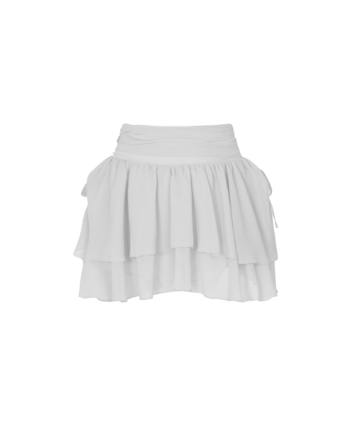 PAIN OR PLEASURE(ペインオアプレジャー)の「MAGNOLIA FRILL SKIRT white(スカート・レディース・その他・SMALL/MEDIUM)」の1枚目の写真
