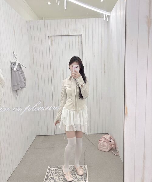 PAIN OR PLEASURE(ペインオアプレジャー)の「MAGNOLIA FRILL SKIRT white(スカート・レディース・その他・SMALL/MEDIUM)」の9枚目の写真