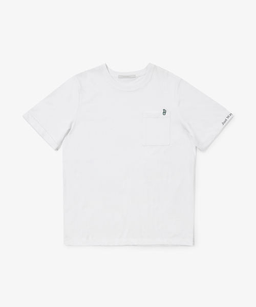 SALT AND CHOCOLATE(ソルトアンドチョコレート)の「ポケットポイントスリーブレタリングTシャツホワイト4W2321004(Tシャツ/カットソー・レディース・その他・FREE)」の2枚目の写真