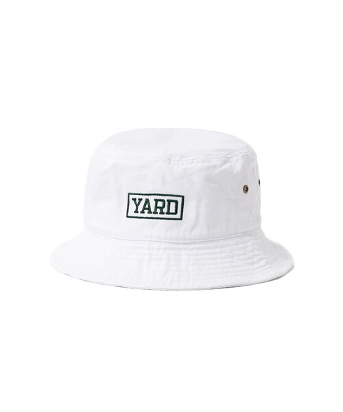 BEAMS GOLF（ビームスゴルフ）の「YARD ロゴ バケットハット（ハット・メンズ・ブラック/ホワイト・MEDIUM/LARGE）」の3枚目の写真