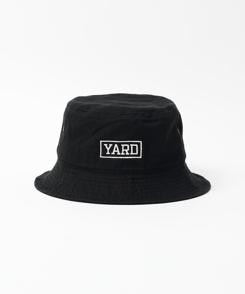 BEAMS GOLF（ビームスゴルフ）の「YARD ロゴ バケットハット（ハット・メンズ・ブラック/ホワイト・MEDIUM/LARGE）」の7枚目の写真