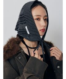 MURUA | リブニットバブーシュカ(ニットキャップ/ビーニー)