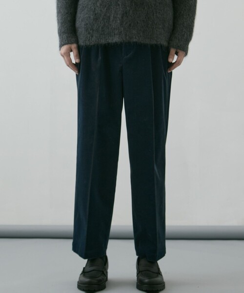 UNITED TOKYO(ユナイテッドトウキョウ)の「【残りわずか】9W CORDUROY 2タックワイドイージーパンツ(その他パンツ・メンズ・ダークグレー/ブラック/ダークネイビー・1/2)」の15枚目の写真