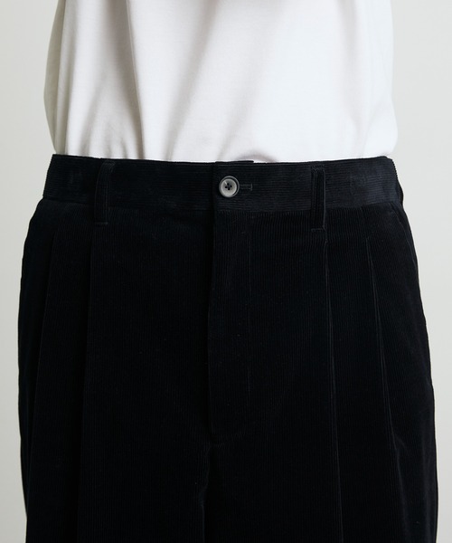 残りわずか】9W CORDUROY 2タックワイドイージーパンツ（その他パンツ