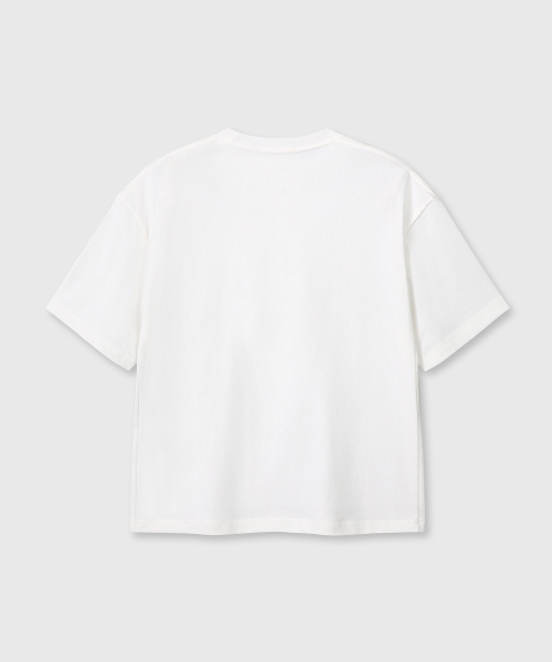 DIVEIN(ダイブイン)の「UNIFORM CROP T-SHIRTS (WHITE)(Tシャツ/カットソー・レディース・その他・0/1/2)」の2枚目の写真