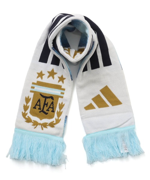 adidas(アディダス)の「adidas アルゼンチン代表 SCARF / アディダス アルゼンチン代表 スカーフ(マフラー・メンズ・ブルー・ONE SIZE)」の1枚目の写真