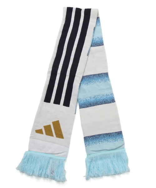 adidas(アディダス)の「adidas アルゼンチン代表 SCARF / アディダス アルゼンチン代表 スカーフ(マフラー・メンズ・ブルー・ONE SIZE)」の3枚目の写真