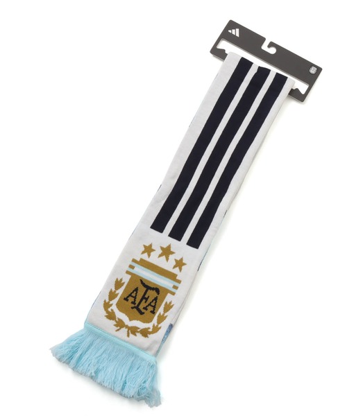 adidas(アディダス)の「adidas アルゼンチン代表 SCARF / アディダス アルゼンチン代表 スカーフ(マフラー・メンズ・ブルー・ONE SIZE)」の7枚目の写真