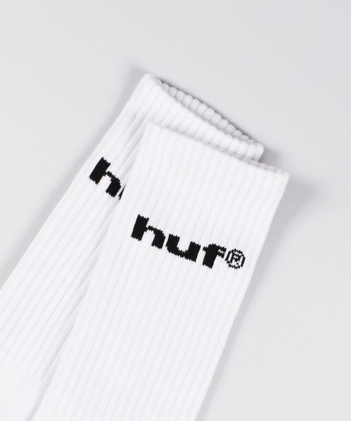 HUF（ハフ）の「【C-HUF2】【HUF/ハフ】89 eightynine LOGO CREW SOCK 6 PACK SK00928（ソックス/靴下・メンズ・ホワイト・O/S）」の5枚目の写真