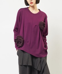 gomme（ゴム）の「ポンチフラワーＴ（Tシャツ/カットソー）」
