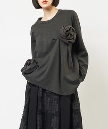 gomme（ゴム）の「ポンチフラワーＴ（Tシャツ/カットソー）」