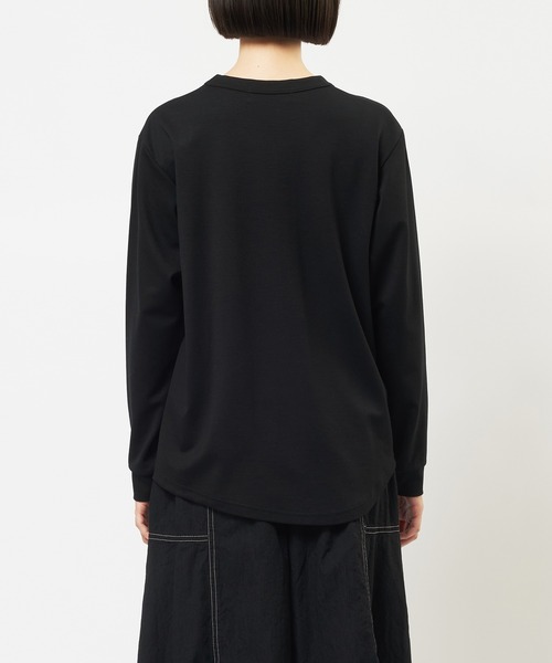 gomme(ゴム)の「ポンチフラワーT(Tシャツ/カットソー・レディース・チャコールグレー/ブラック/パープル・MEDIUM)」の14枚目の写真