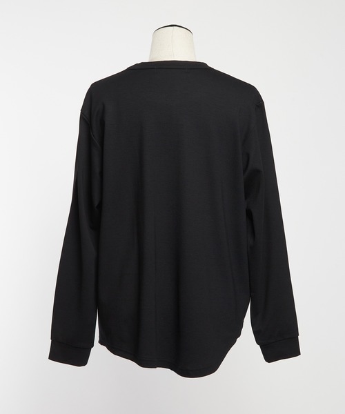 gomme(ゴム)の「ポンチフラワーT(Tシャツ/カットソー・レディース・チャコールグレー/ブラック/パープル・MEDIUM)」の21枚目の写真