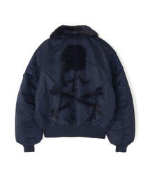 Alpha Industries（アルファインダストリーズ）の「Alpha Industries × MASTERMIND WORLD　B-15 Flight Jacket/アルファ インダストリーズ × マスターマインド ワールド ビージュウゴ フライト ジャケット（ブルゾン）」