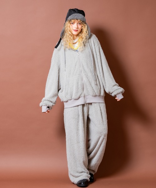 a.p.o.v.（エーピーオービー）の「a.p.o.v. シャギーファーニットワイドパンツ（その他パンツ・メンズ・ホワイト/グレー/ブラック・ONESIZE）」の6枚目の写真