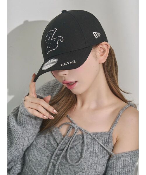 NEW ERA（ニューエラ）の「【NEW ERA×EATME】E/Mロゴキャップ9FORTY（キャップ・レディース・ブラック・FREE）」の2枚目の写真