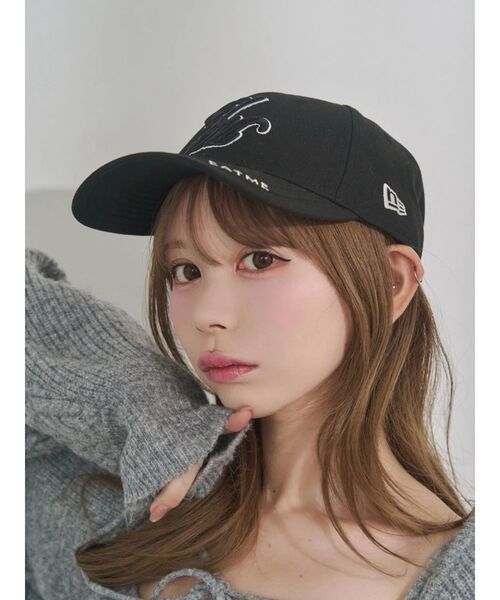 NEW ERA（ニューエラ）の「【NEW ERA×EATME】E/Mロゴキャップ9FORTY（キャップ・レディース・ブラック・FREE）」の3枚目の写真
