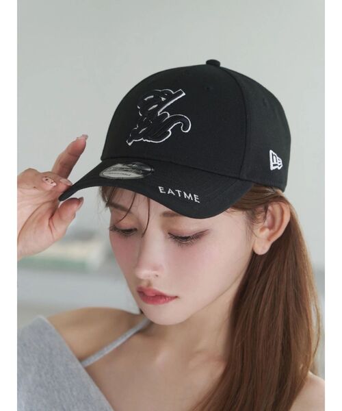 NEW ERA（ニューエラ）の「【NEW ERA×EATME】E/Mロゴキャップ9FORTY（キャップ・レディース・ブラック・FREE）」の5枚目の写真