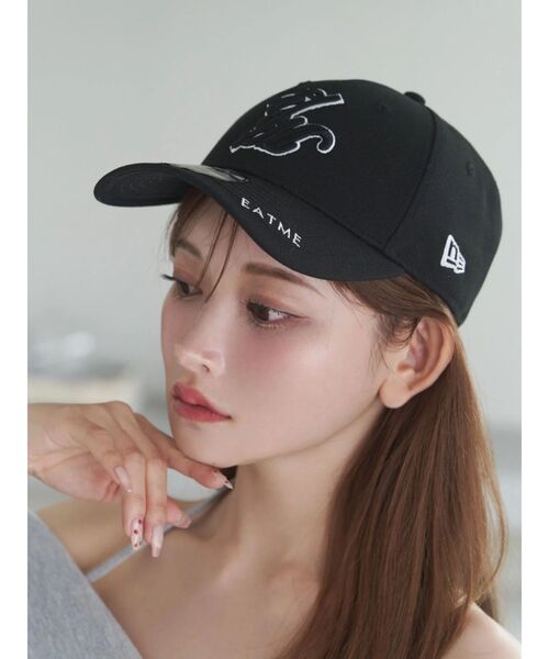NEW ERA（ニューエラ）の「【NEW ERA×EATME】E/Mロゴキャップ9FORTY（キャップ・レディース・ブラック・FREE）」の6枚目の写真