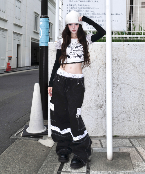 CHERRYQUIRI(チェリーキュリー)の「starpop punky cargo pt - black(その他パンツ・レディース・その他・FREE)」の3枚目の写真