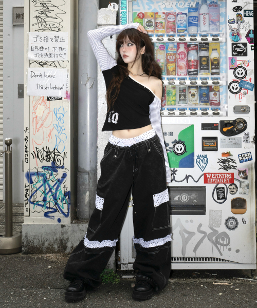 CHERRYQUIRI(チェリーキュリー)の「starpop punky cargo pt - black(その他パンツ・レディース・その他・FREE)」の4枚目の写真