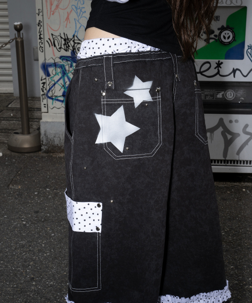 CHERRYQUIRI(チェリーキュリー)の「starpop punky cargo pt - black(その他パンツ・レディース・その他・FREE)」の6枚目の写真