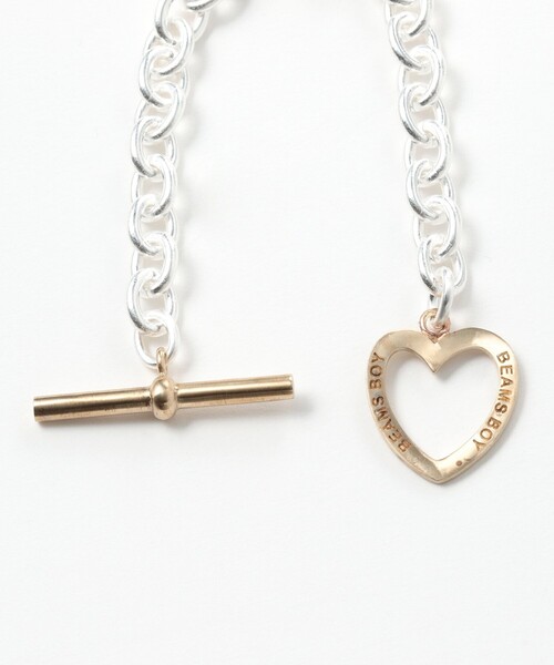 BEAMS BOY（ビームスボーイ）の「ミックス ハート トグル ブレスレット（ブレスレット・レディース・その他・ONE SIZE）」の5枚目の写真